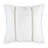 Lux Embroidered Feather Throw Pillow