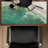 Turquoise sea - 15.75"x31.50" Desk mat