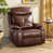Deep Coffee Faux Leather selected