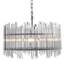 Lustre cylindrique en cascade en cristal à 4 lumières Harli-Jak