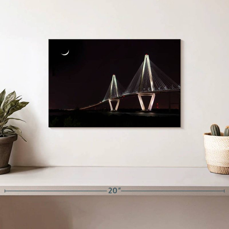 Lilie Arthur Ravenel Jr. Bridge SC, H 8 po x l 12 po