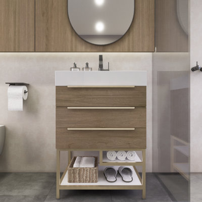 Meuble-lavabo simple 24 po Crooke