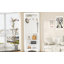 Arbre d'entrée minimaliste avec banc à chaussures, portemanteau polyvalent avec 4 crochets, armoire d'angle avec tablette réglable-1368213804