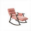  Velours inclinable pliant berçant inclinable dossier inclinable aux tons roses pour le salon chambre balcon-524488707