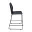 Tabouret de bar empilable avec dossier ventilé et repose-pieds intégré-112818895-112818890-112818893