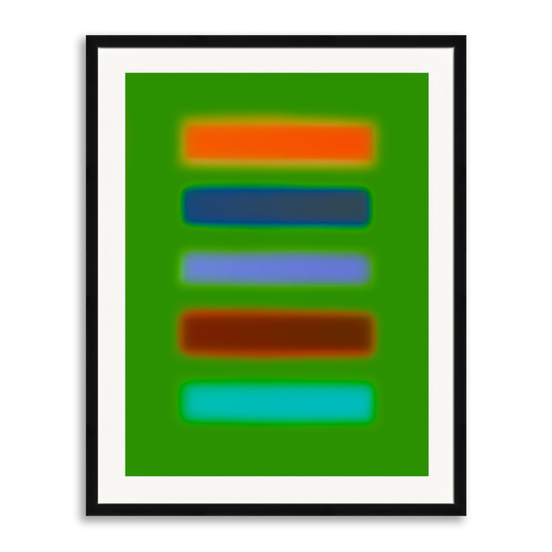 53 par Paul Taylor - impression, H 31,25 po x l 25,25 po, Papier avec cadre noir