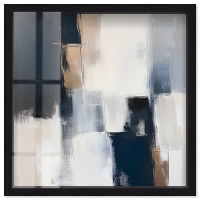 «Blue Mood Profondeur II», art mural bleu par Art Remedy