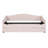 Teddy Fleece Upholstered Daybed With Light And Trundle, Modern Design For Small Spaces And Sleepovers-2141819960-2141819966