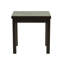Ensemble de tables basses de couleur espresso 3 pièces avec tables basses classiques et tables de bout 2X