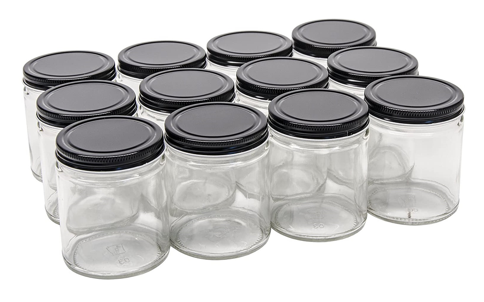 8 oz Straight Sided Glass Jars