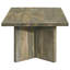 Table basse rectangulaire en bois