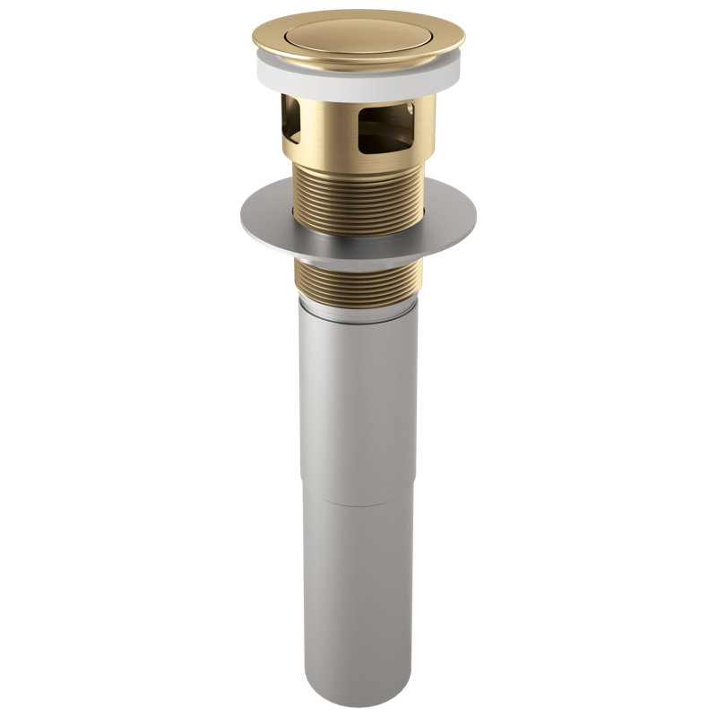 Push Button Pop-Up With Overflow, Brilliance Luxe Gold