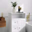 Armoire de rangement, 1 porte, salle de bain debout avec 3 tiroirs et