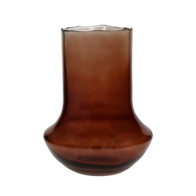 Famiglia Amber Vase Glass Sm