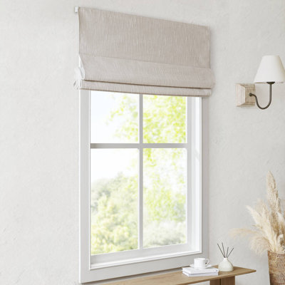Quincy Blackout Cordless Roman Shade
