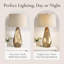 Lampe de table à facettes Lia