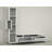 Sloane Asymmetrical Geometric White Entertainment Center-735741789