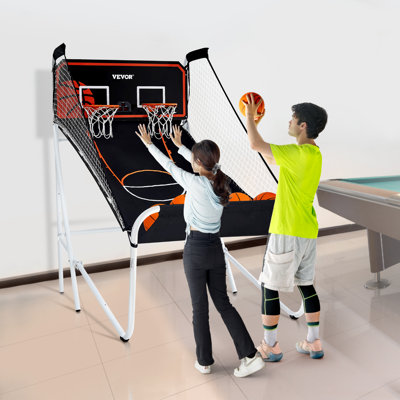 Jeu d'arcade de basketball pliable pour 2 joueurs VEVOR