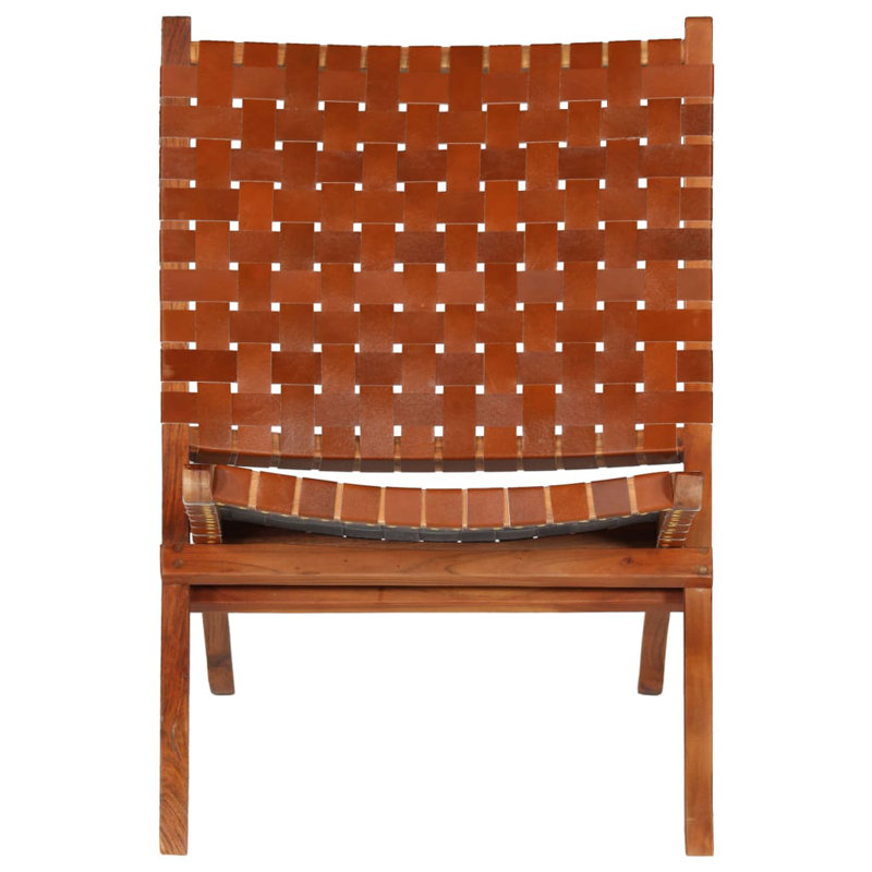 Nicollette Upholstered Lounge Chair, Brown