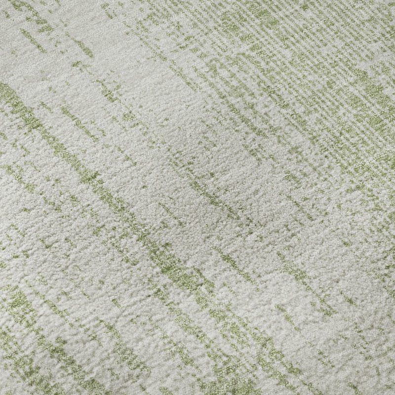 Premium Machine Washable Prisco Aloe Rug, Rectangle 1'8" x 2'6"
