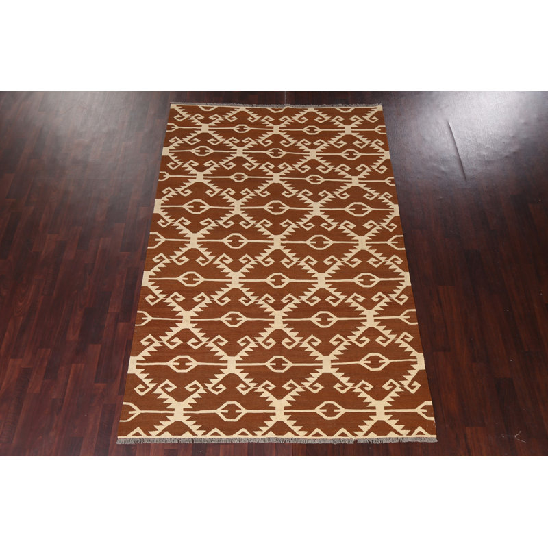 Tapis oriental à teinture naturelle Kilim 6 x 10