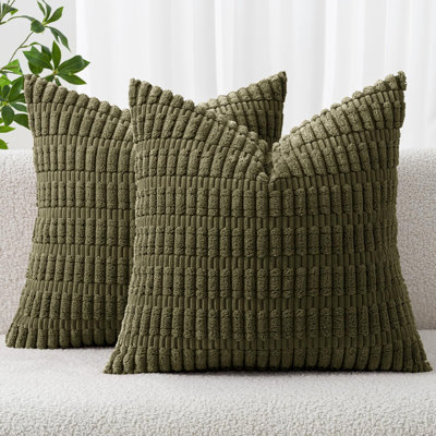 Striped Square Cushion Cover