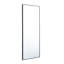 Miroir mural en bois avec un cadre fin et minimaliste-413346694-413346712