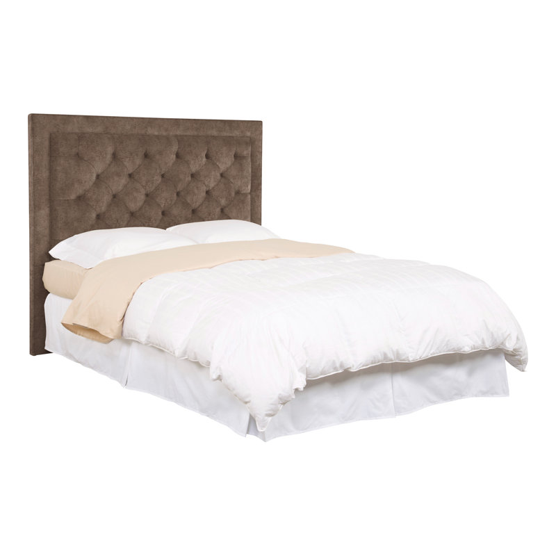 Hillary/Hank Queen Upholstered Panel Headboard, Nadia Earth