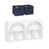 Bacs blancs / bleu marine