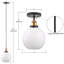 Luminaire suspendu sphérique à 1 lumière Dedriana-22818627-94524127-94524128