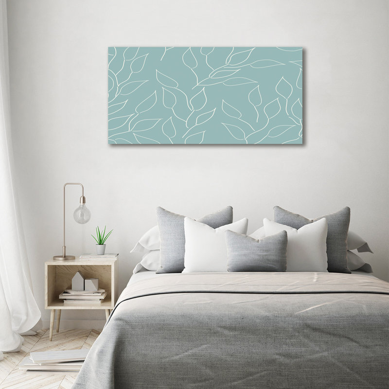 Leaves Pattern - Wrapped Canvas Print