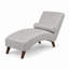 Méridienne rembourrée de style Mid-Century courbé avec chambre à coucher ou coin lecture inclus-129523094