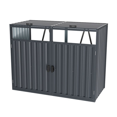 5ft. W x 3 ft.D Garbage Flat Sheds
