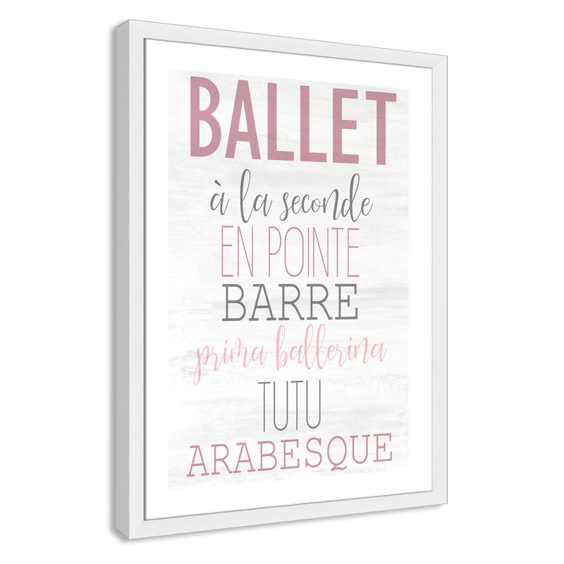 Ballet toute la journée 2, H 36,5 po x l 26,5 po x P 0,63 po, Toile