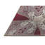 Tapis rouge/brun tissé à la machine-1122154432