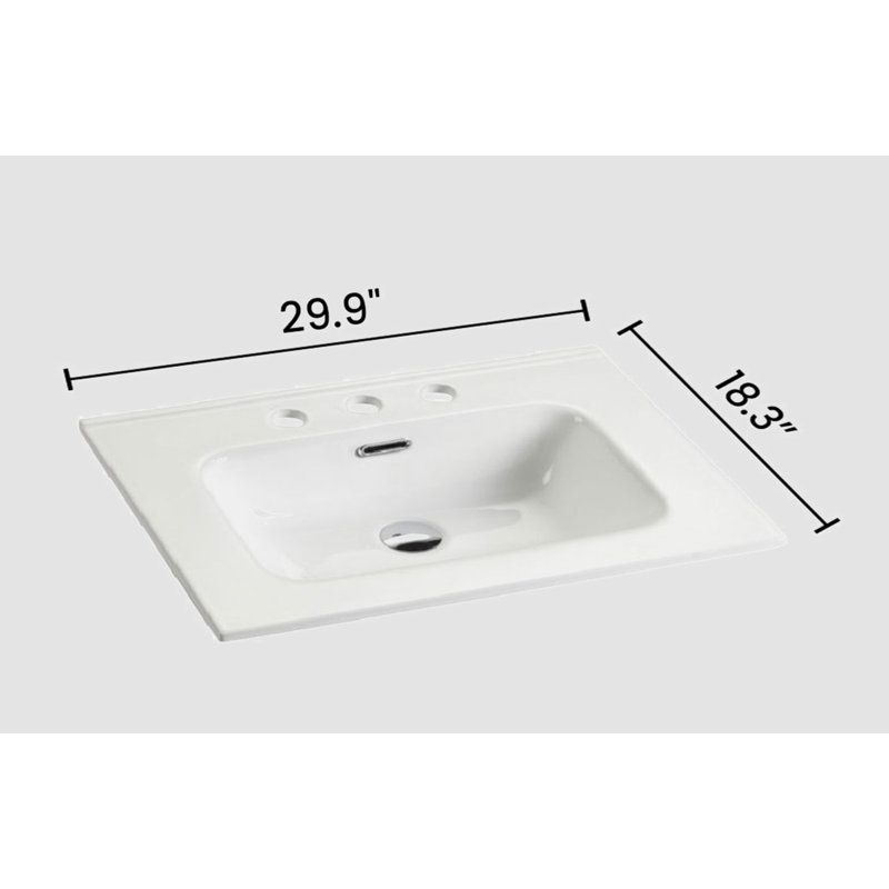 18.3'' Ceramic Bathroom Vanity Top