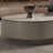 Minimalist shaped marble coffee table