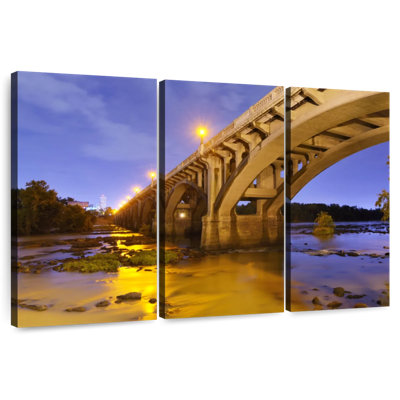Lit Gervais Street Bridge