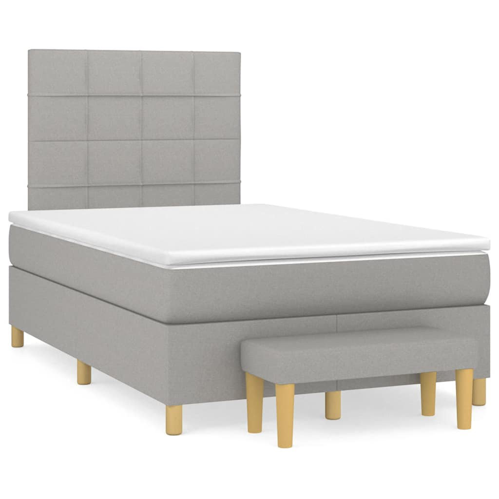 Boxspringbett 120 x 190 cm Nilka mit Topper