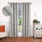 Modern Linen Inspired Classic Solid 100% Polyester Room Darkening Curtain Panel-472784737-488789463