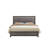 Mirage Gray Queen Bed with Panel-Style Headboard