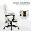 Chaise de bureau à 7 points de massage vibrant à haut dossier