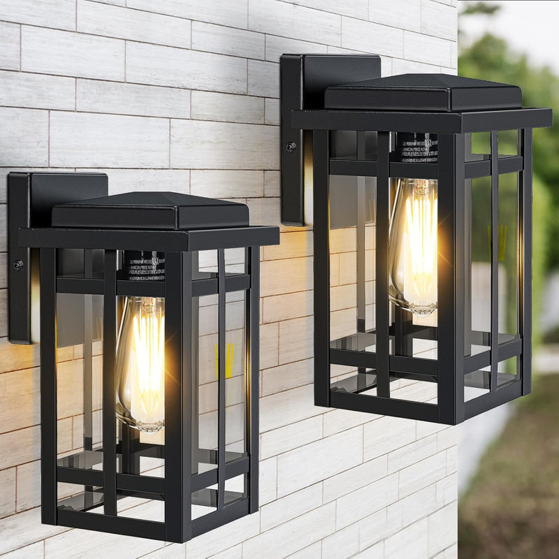 Luminaire de véranda imperméable 9,76 po