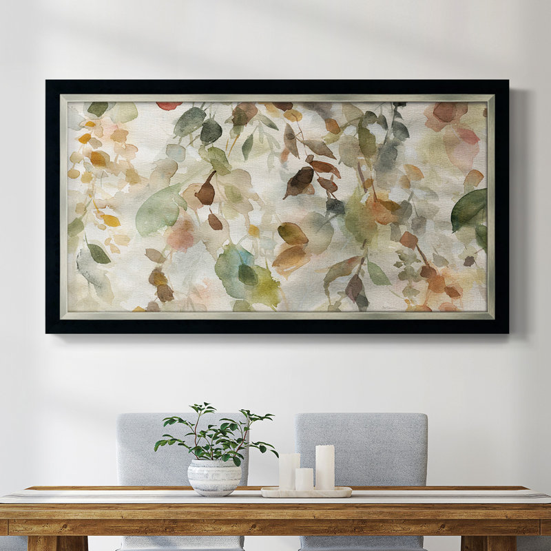 Cascade d'automne, reproduction de photo sur toile, H 25 po x l 45 po x P 1 po