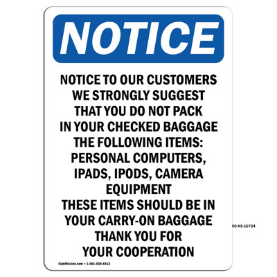 To Our Customers We Strongly Sign