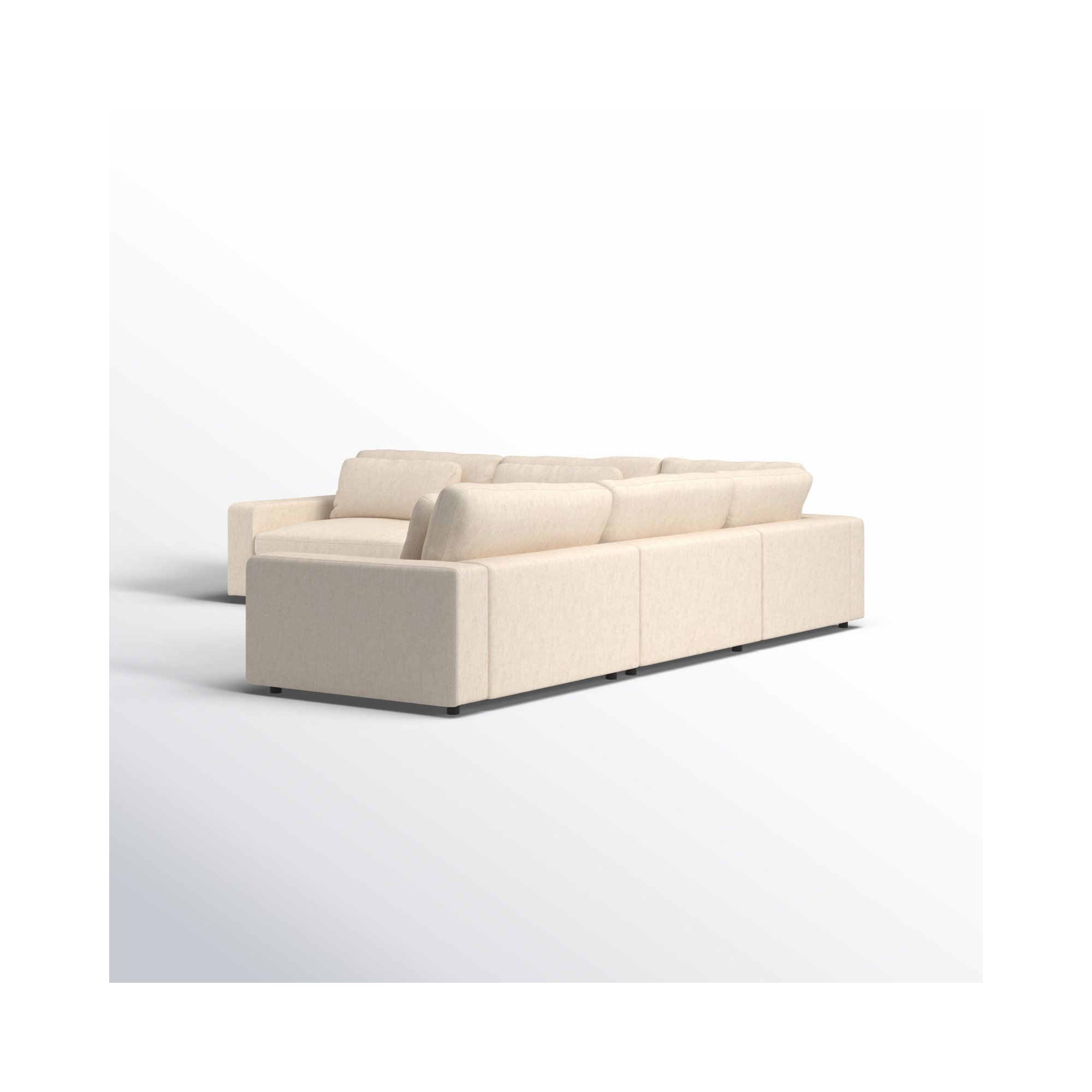 Bloor Upholstered L-Sectional, Essence Natural