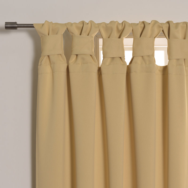 Molloy Insulating Curtain Pair, l 52" x L 63", Soleil