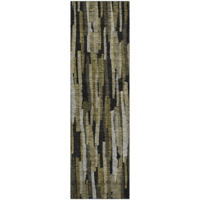 Premium Machine Washable Dahl AMF1079 Stripes Rug