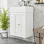 Meuble-lavabo mural avec lavabo, tiroir et tablette latérale-80522166