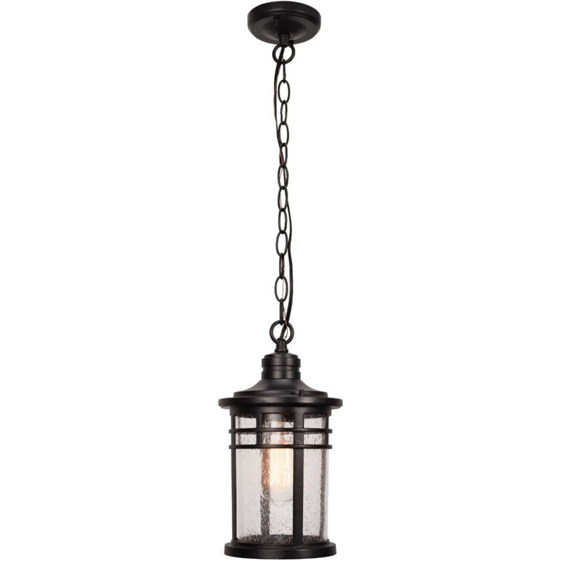 Luminaire suspendu d'extérieur 12,4 po câblé